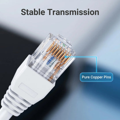 Cat 6 Gigabit Ethernet Cable — Black, Blue or White