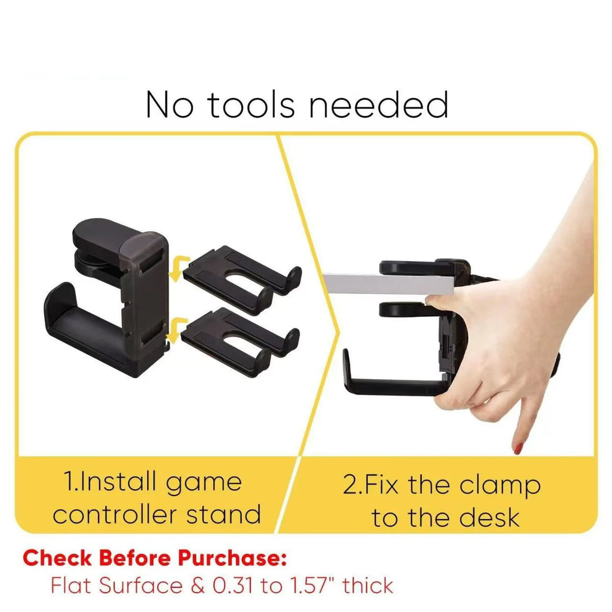 3-in-1 Headset & Controller Desk Stand