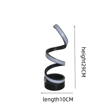USB RGB Spiral Desk Lamp