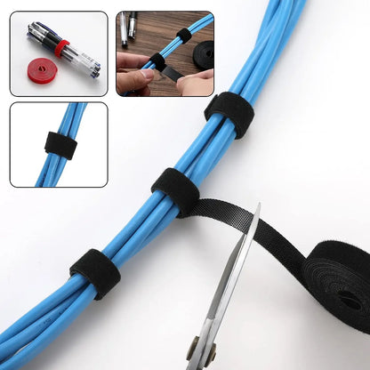 173-Piece Cable Management Kit for Gaming Desks