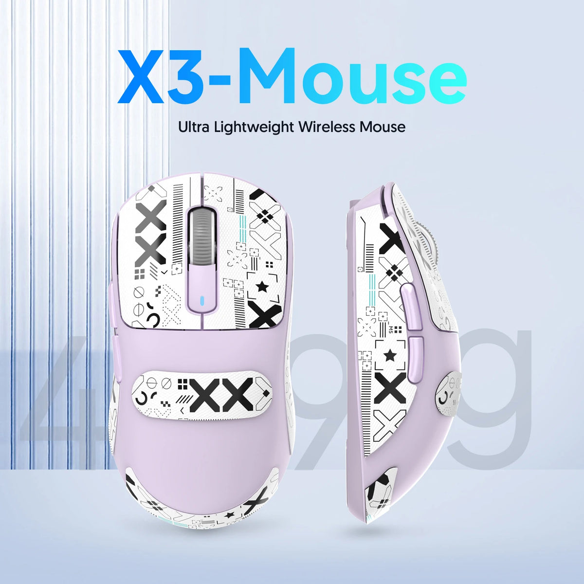 ATTACK SHARK X3 Tri-Mode Wireless Gaming Mouse — 26,000 DPI