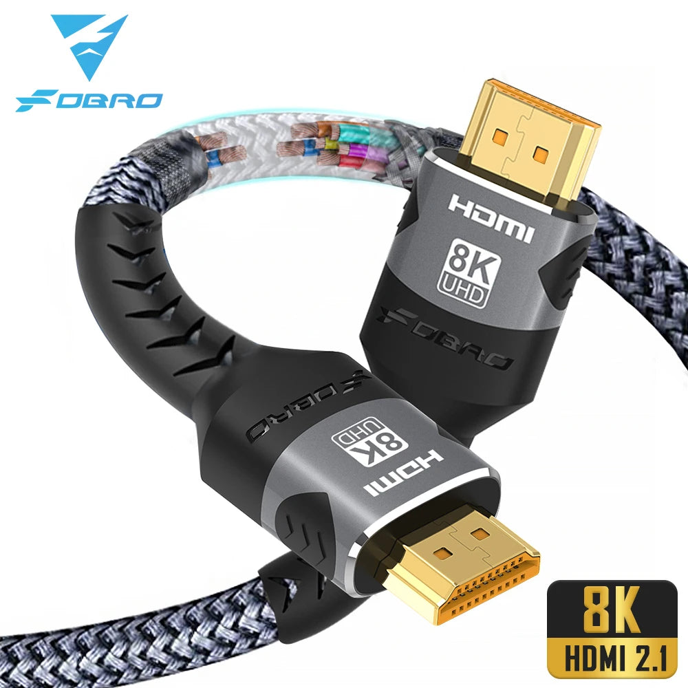 8K HDMI 2.1 Cable — 4K 120Hz / 8K 60Hz