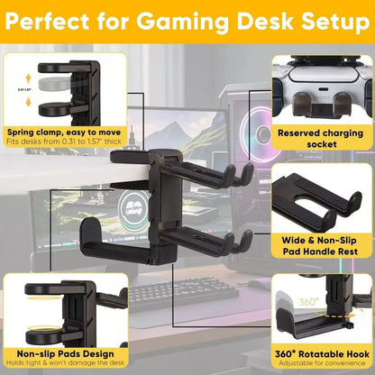 3-in-1 Headset & Controller Desk Stand