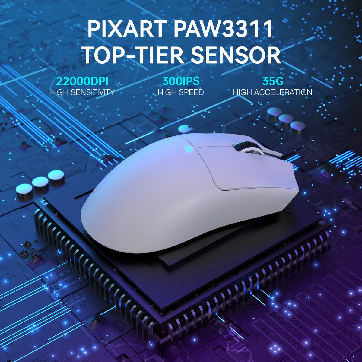 ATTACK SHARK X11 Wireless RGB Gaming Mouse
