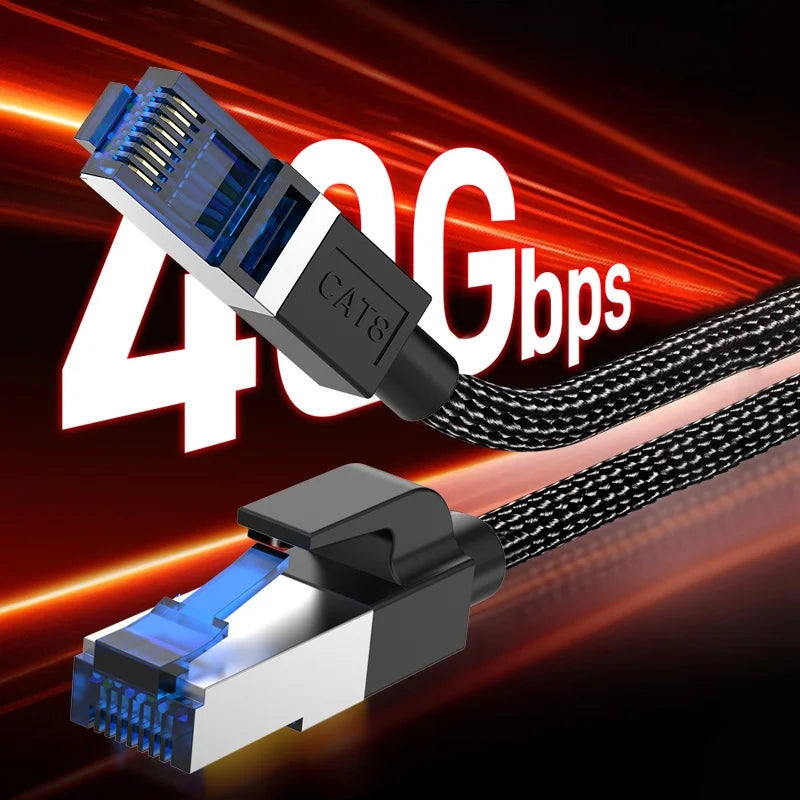 CYANMI Cat 8 / Cat 6 High-Speed Ethernet Cable — Multiple Lengths