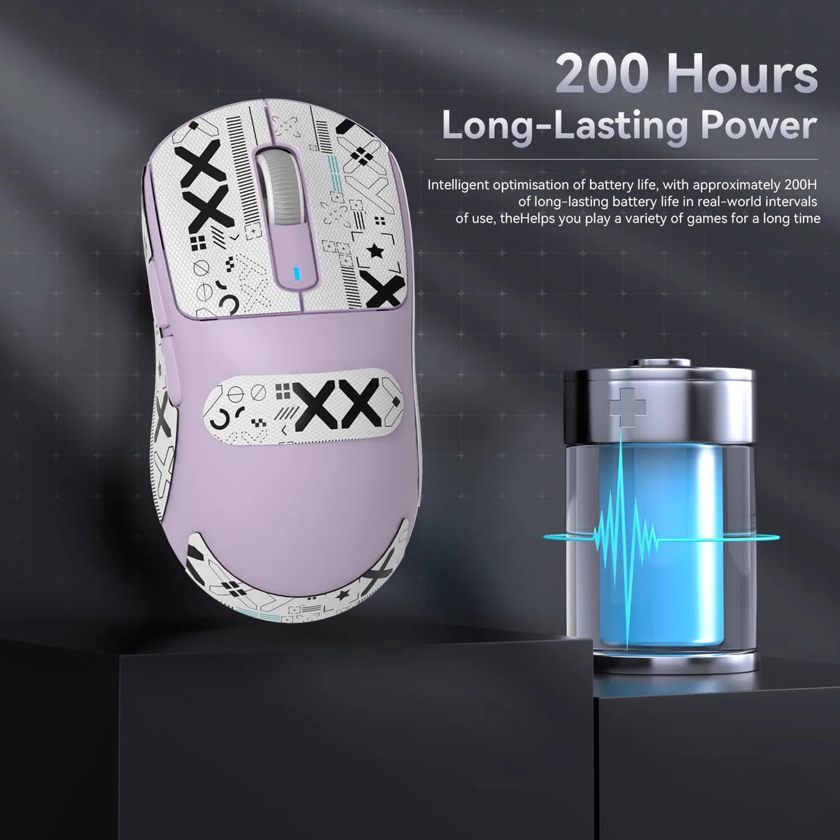 ATTACK SHARK X3 Tri-Mode Wireless Gaming Mouse — 26,000 DPI