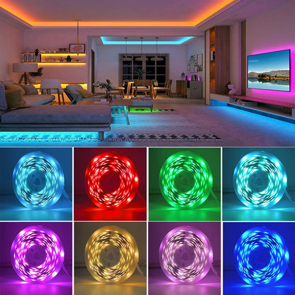 RGB LED Strip Lights with App & Remote