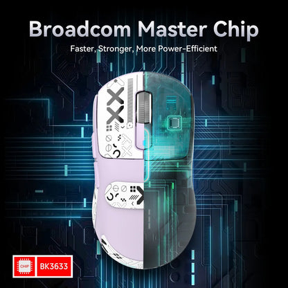 ATTACK SHARK X3 Tri-Mode Wireless Gaming Mouse — 26,000 DPI